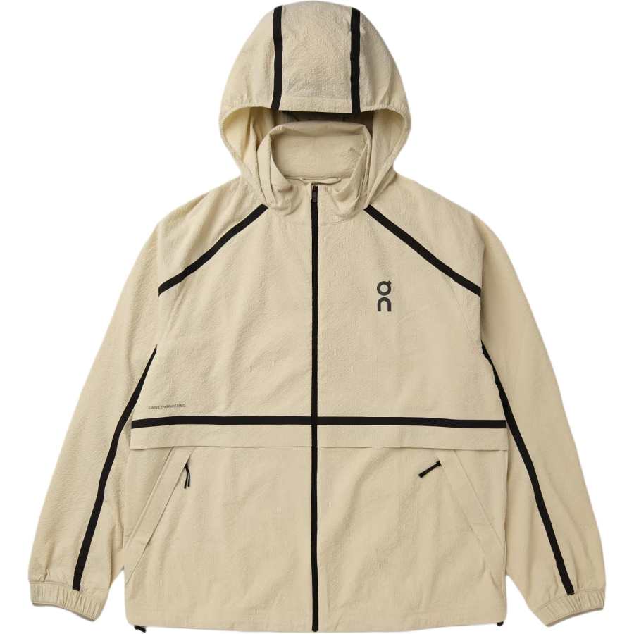 On On Running Jackets Men's Beige Hooded Non Detachable Moderate