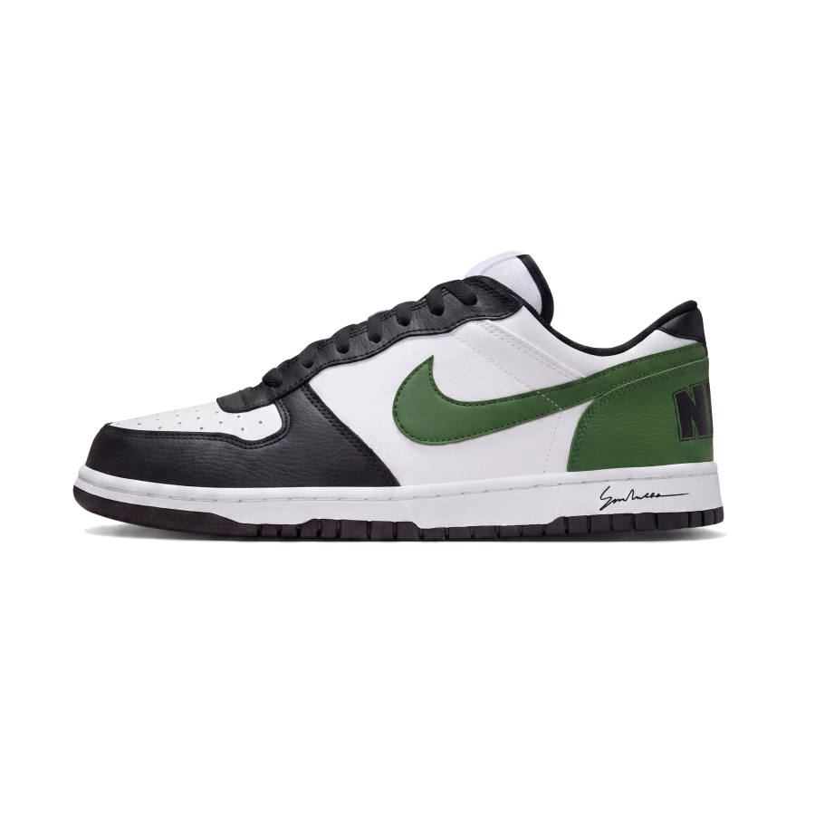 Nike Nike Big Skateboard Shoes Unisex Low Top Black Green White