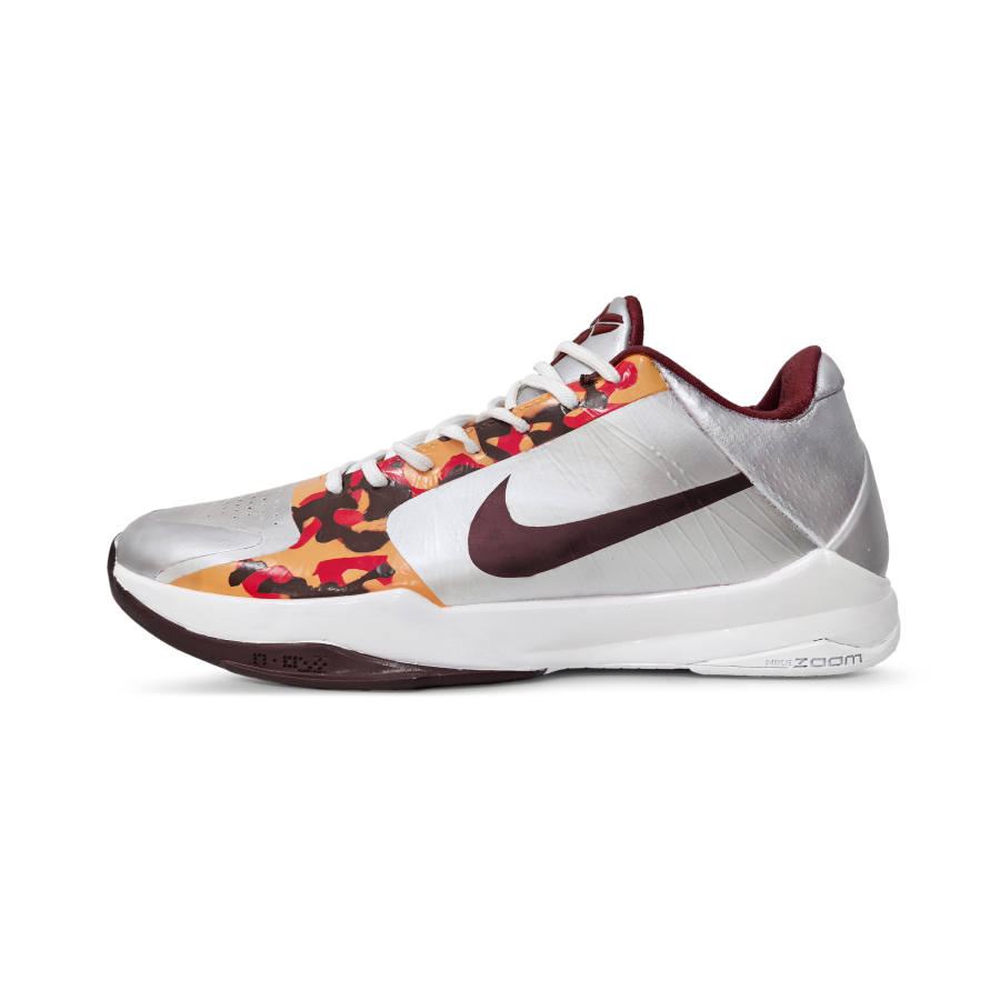 Nike Nike Zoom Kobe 5 Basketball Shoes Men's Low Top Orange/Silver/Red