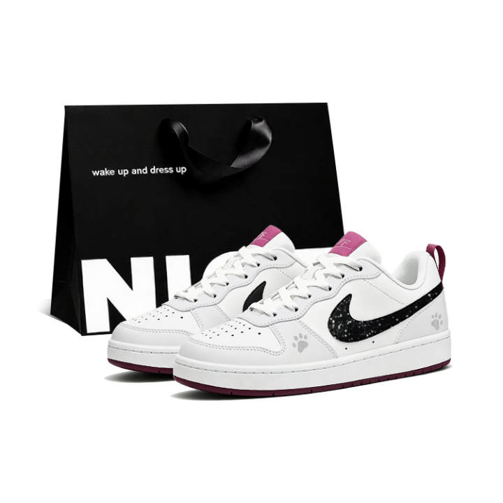 Nike Nike Court Borough Skateboard Shoes Women's Low Top Black/White