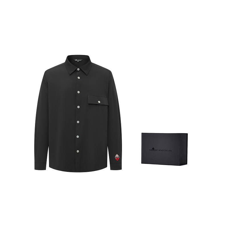 Moose Knuckles Qixi Festival Limited Collection Shirts Unisex Lapel Moderate Other
