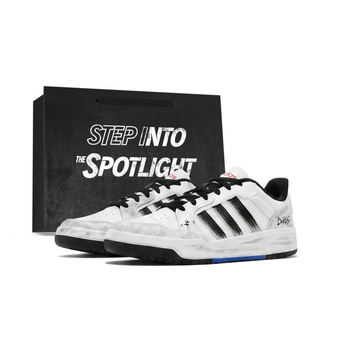 Adidas Adidas Skateboard Shoes Unisex Low Top Black White