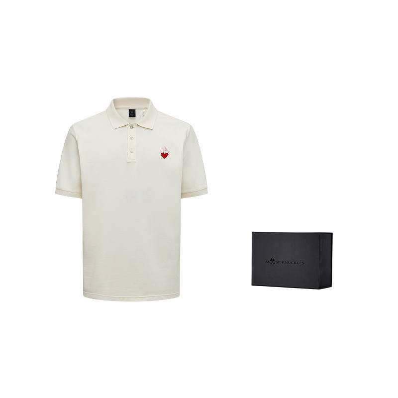 Moose Knuckles Qixi Festival Limited Collection Polo Shirts Men's Lapel Moderate Straight Fit