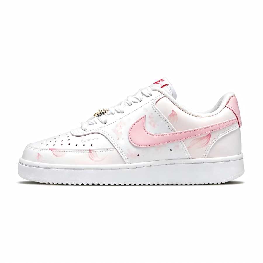 Nike Nike Court Vision Skateboard Shoes Women's Low Top Limited Cherry Blossom Pink