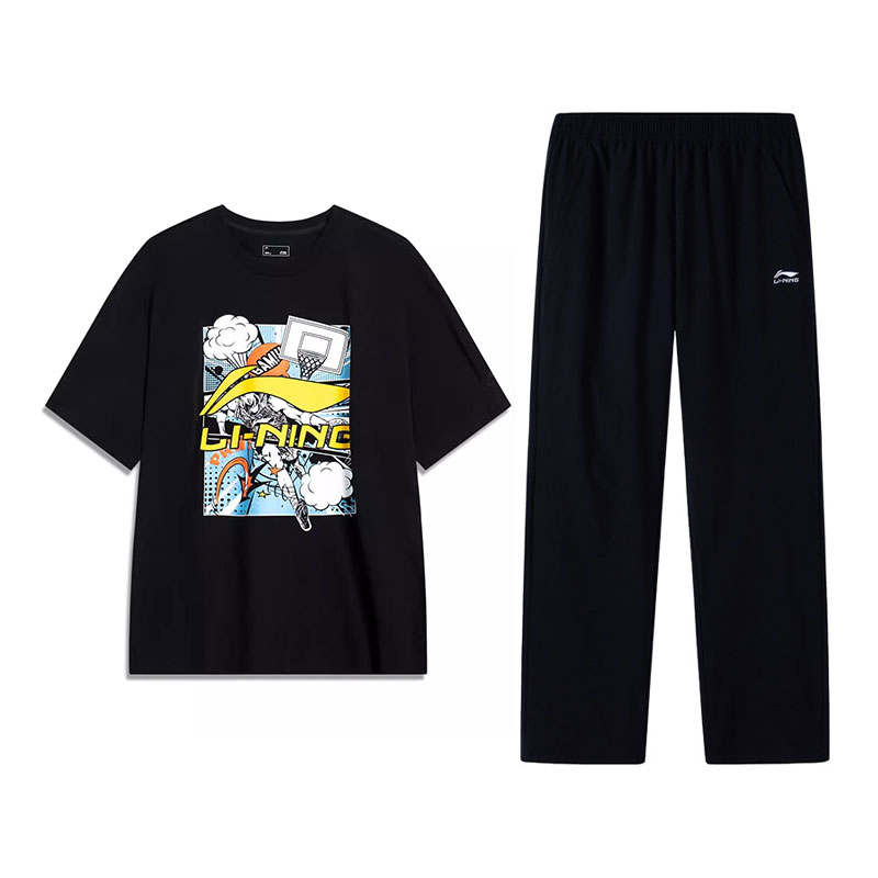 Li-Ning Li Ning Casual Sportswear Men's Crew Neck Thin