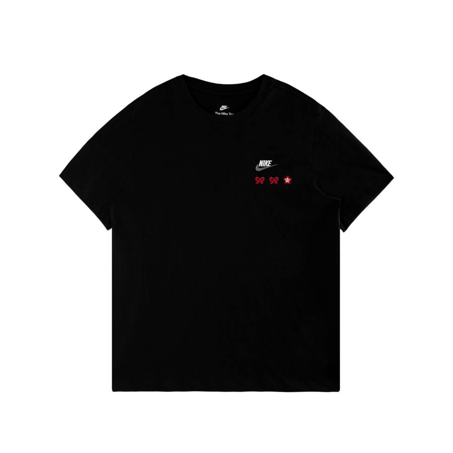 Nike Nike Sportswear Club T Shirts Men's Black/White/Dark Gray Crew Neck Moderate