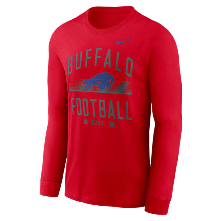 Nike Nike NFL T Shirts Men's Red Crew Neck Moderate