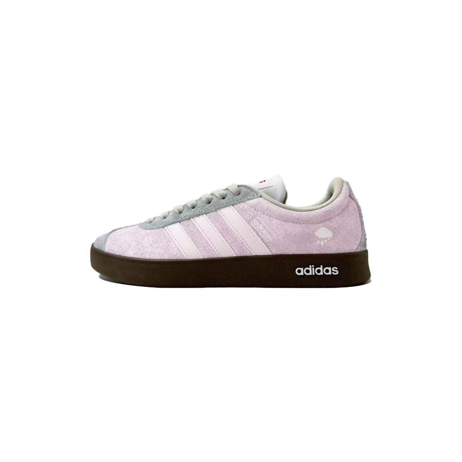 Adidas Neo VL Court 2.0 German Army Trainers Unisex Low Top Pink/Gray/White