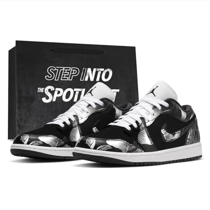 Nike Nike Air Jordan 1 LOW SE Vintage Basketball Shoes Unisex Low Top White