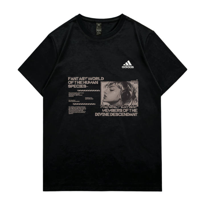 Adidas Adidas MUST HAVES T Shirts Unisex Black Crew Neck Moderate