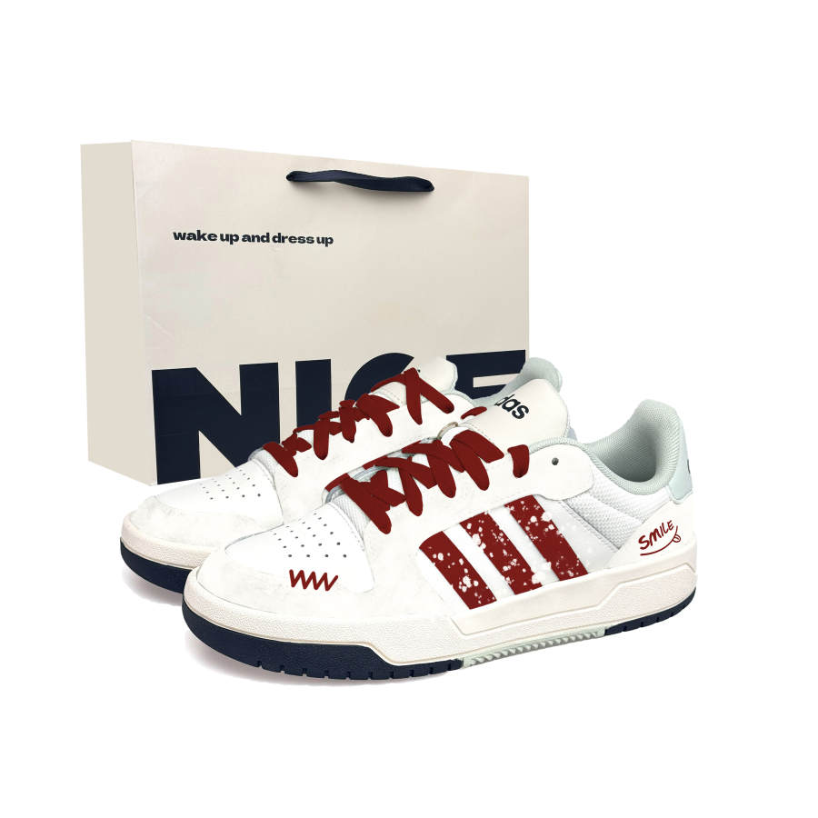 Adidas Adidas ENTRAP Skateboard Shoes Unisex Low Top Red