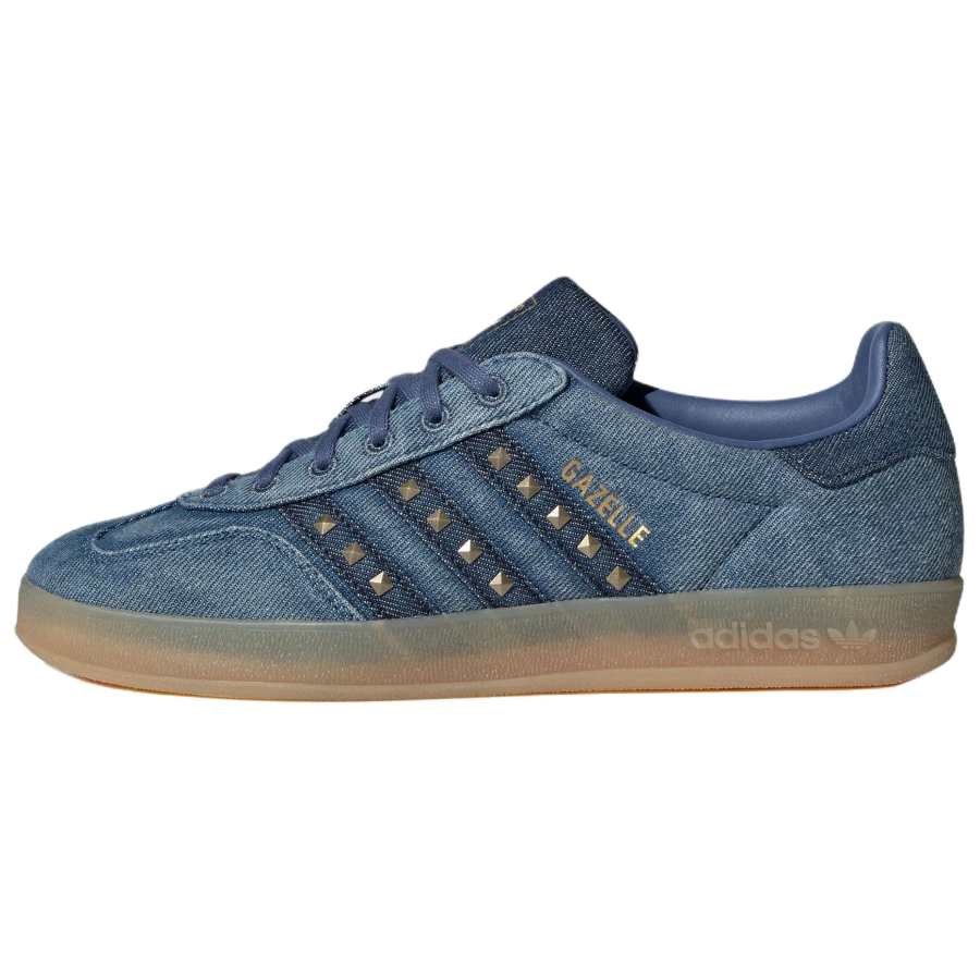 Adidas Originals GAZELLE INDOOR German Army Trainers Women's Dark Blue