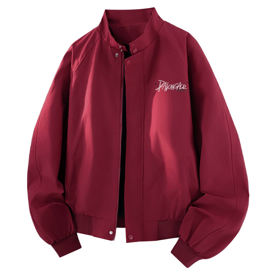 PAL ONGACO Jackets Unisex Stand Collar Moderate Straight Fit