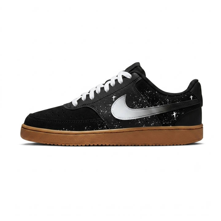 Nike Nike Court Vision 1 Skateboard Shoes Men's Low Top Black/White