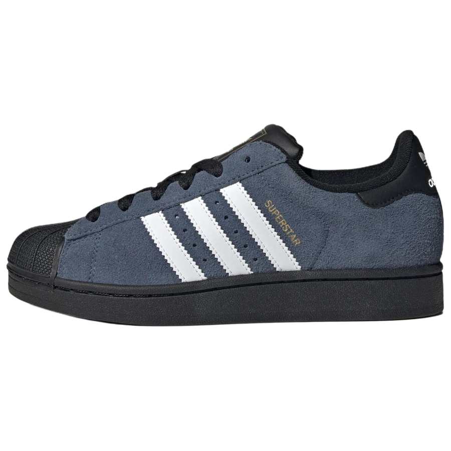 Adidas Originals Superstar 2 Skateboard Shoes Women's Ink Blue/White/Black