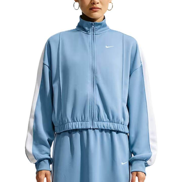 Nike Nike Jackets Women's Work Blue/White/Sail White Stand Collar Moderate