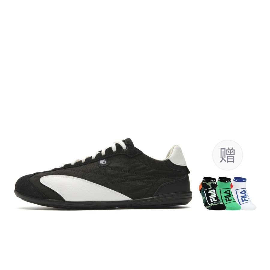 FILA RITMO SLEEK German Army Trainers Men's Low Top Gallant Black/Bright White