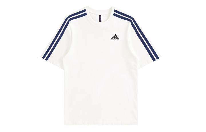 Adidas Adidas MUST HAVES T Shirts Unisex Ecru Crew Neck Thin