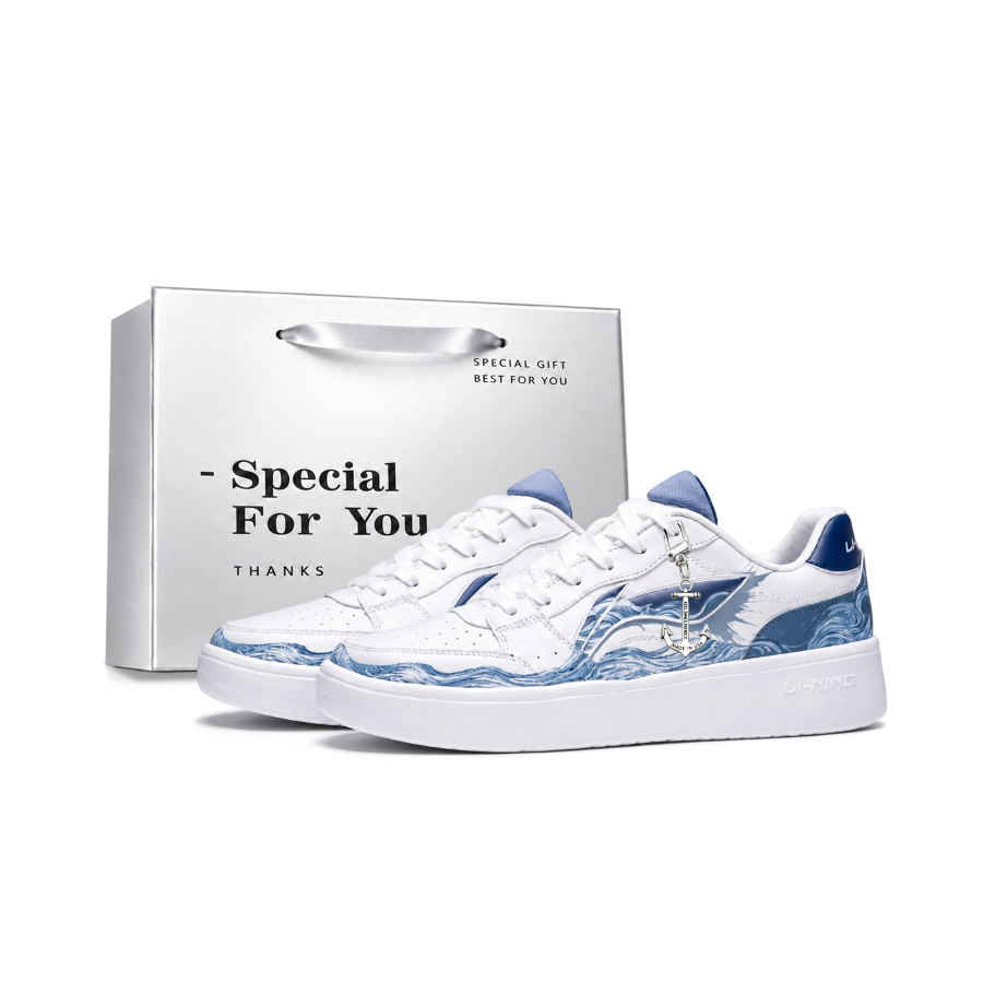Li-Ning Li Ning Sycee Skateboard Shoes Men's Low Top Pale Blue