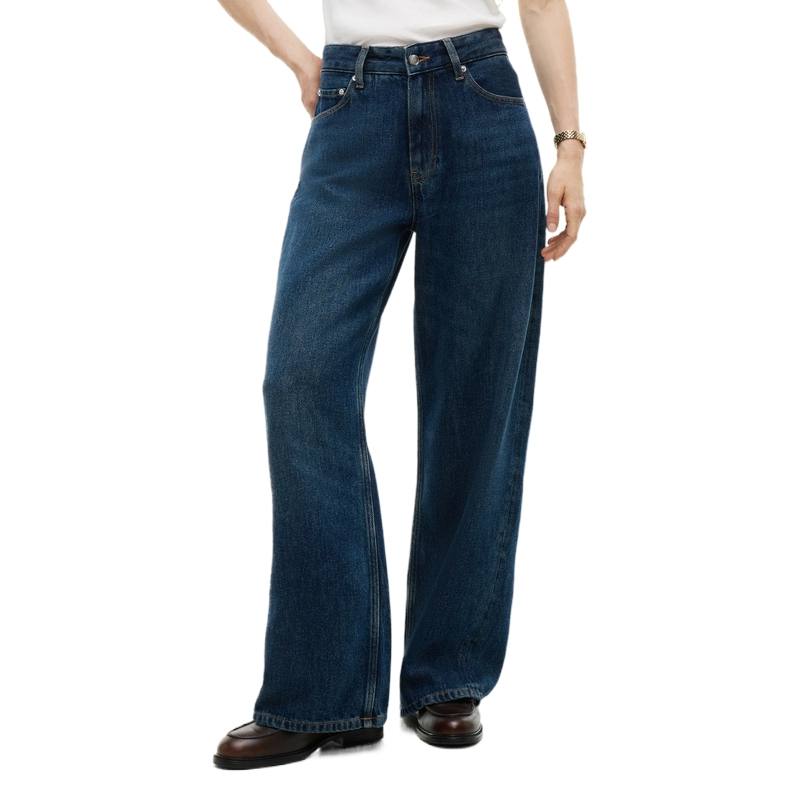 Tommy Hilfiger Jeans Women's Denim Blue 1BM Moderate Wide Leg Pants