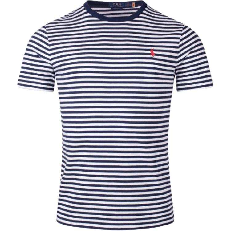 Polo Ralph Lauren T Shirts Men's Marine Blue Crew Neck