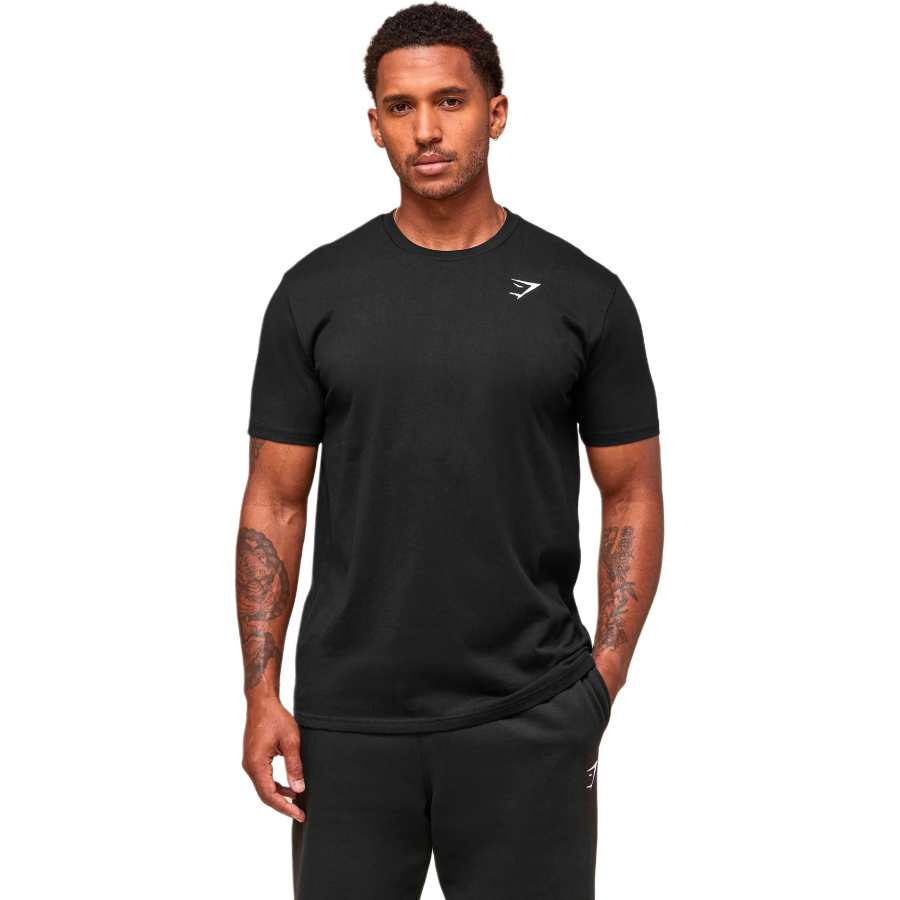 GYMSHARK T Shirts Men's Crew Neck Moderate