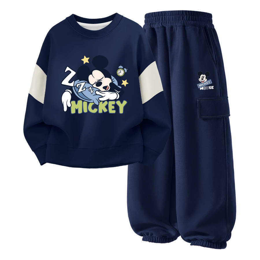 Disney Kids Casual Sportswear Crew Neck Moderate Stretch Breathable