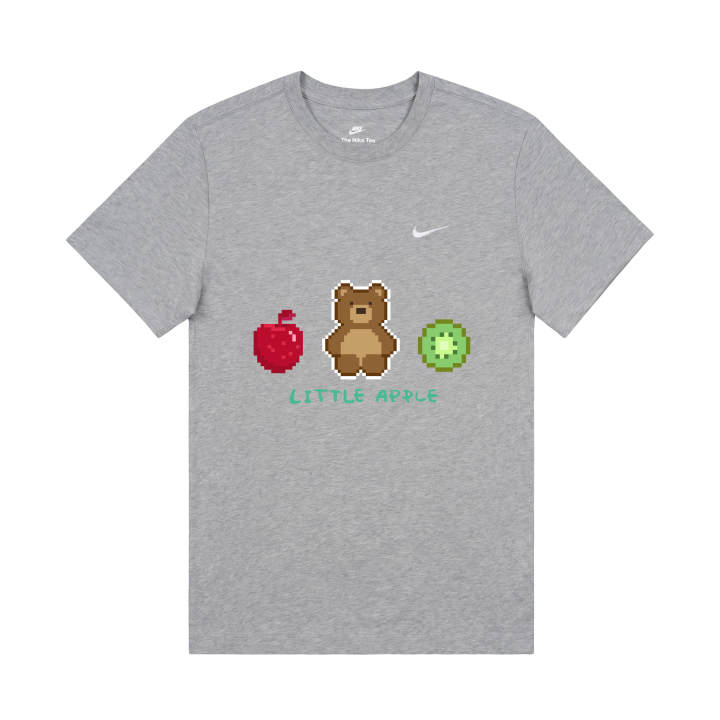 Nike Nike T Shirts Unisex Gray Crew Neck Moderate