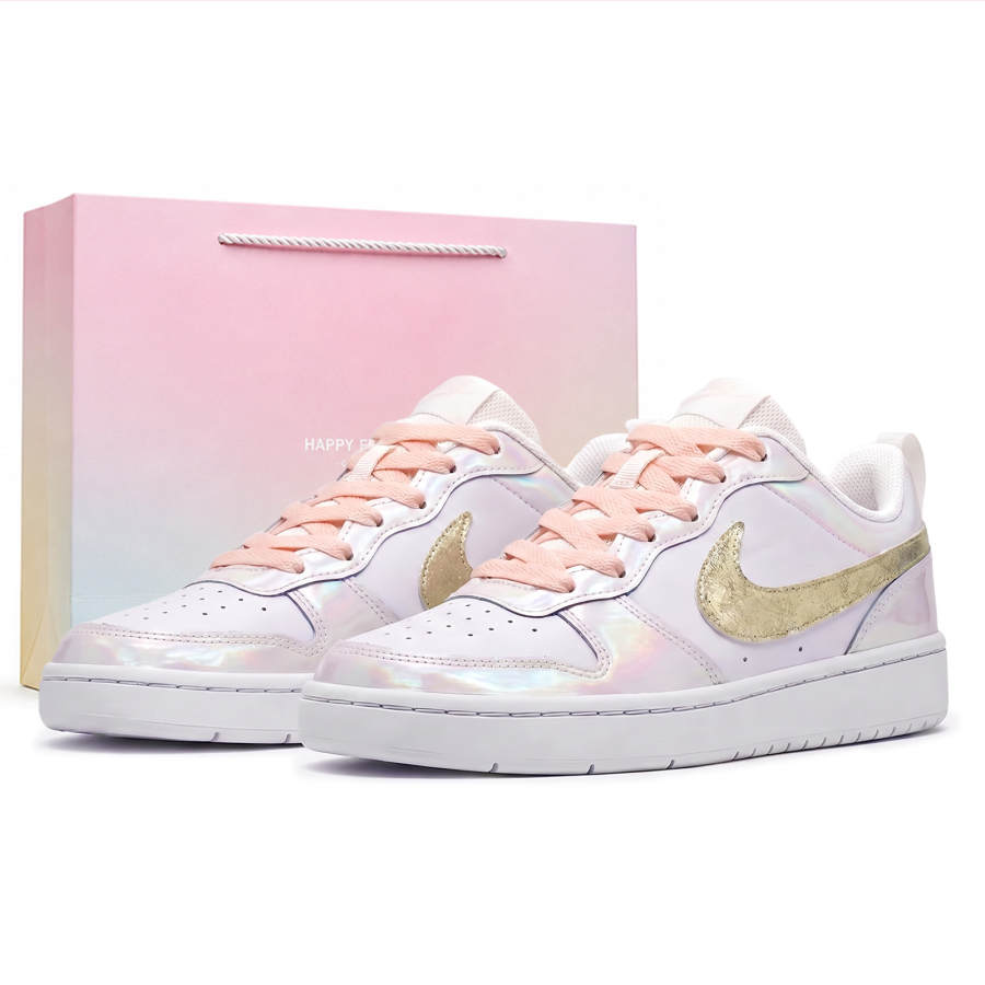 Nike Nike Court Borough Skateboard Shoes Unisex Low Top Gold