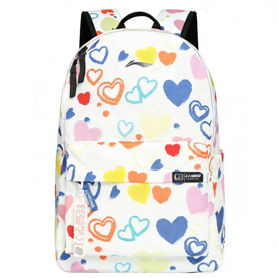 Li-Ning Li Ning Backpacks White Charm Included
