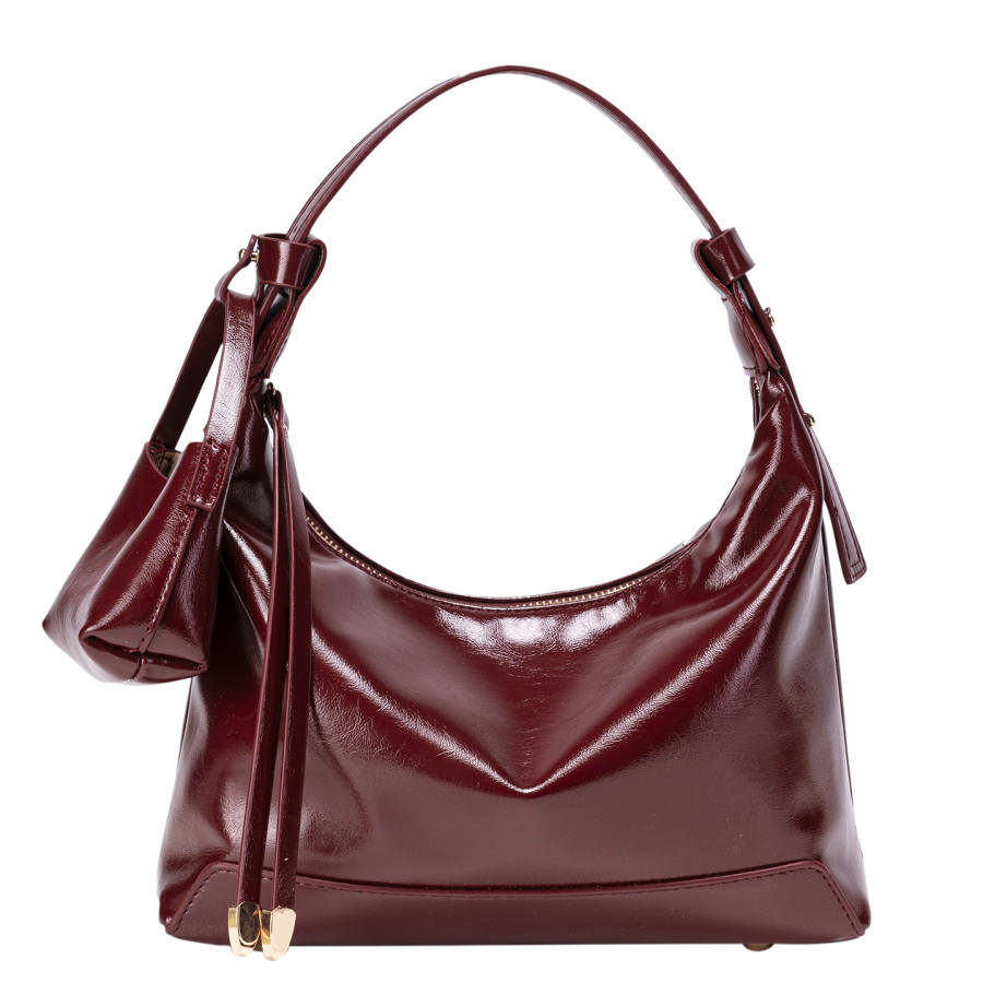PAYOT Shoulder Bags Burgundy Charm Included