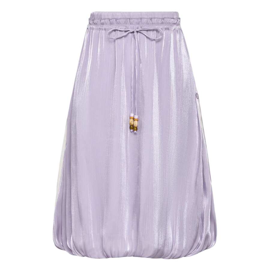 Adidas Originals Casual Long Skirts Women's Light Purple Moderate Long Skirt