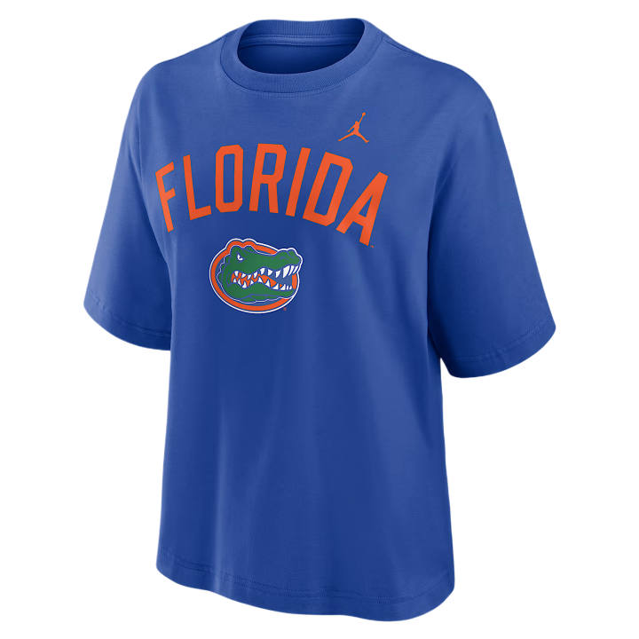 Jordan Jordan BRAND T Shirts Women's Royal Crew Neck