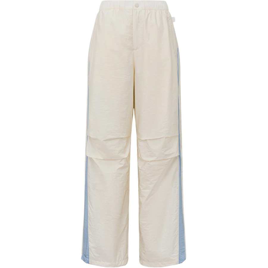 Li-Ning Li Ning Sports Pants Women's Ivory/Pink Blue Moderate Straight Fit Pants