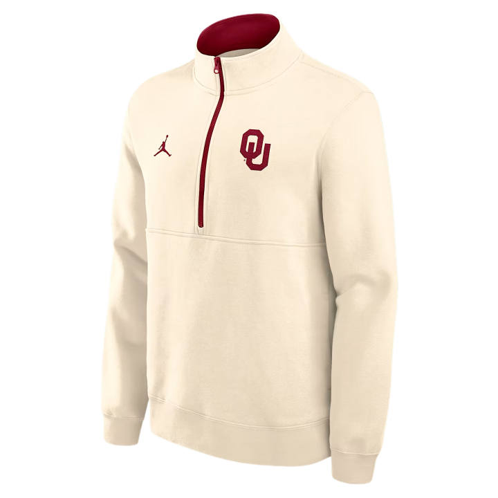 Jordan Jordan BRAND Sweatshirts Men's Nature Team/Crimson Team Stand Collar Moderate