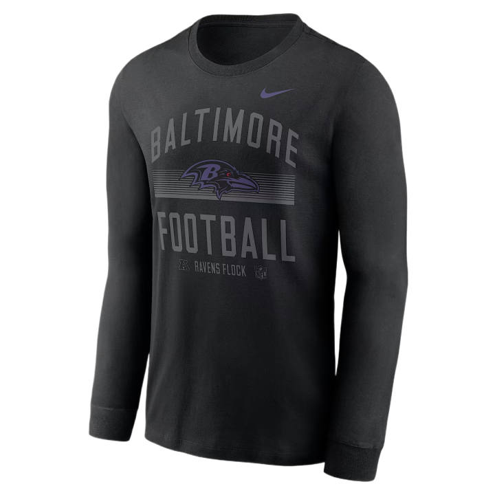 Nike Nike NFL T Shirts Men's Black Crew Neck Moderate