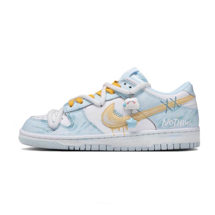 Nike Nike Dunk Skateboard Shoes Unisex Low Top White