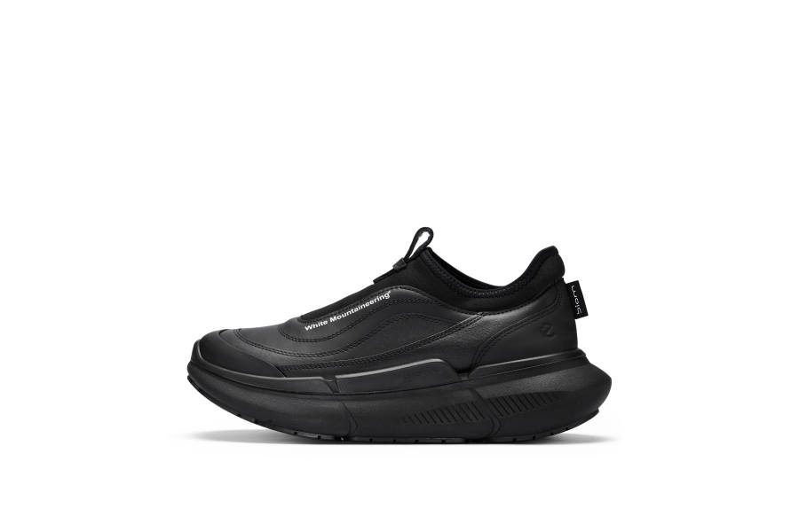 Ecco White Mountaineering X Ecco Casual Shoes Women's Low Top Pure Black With White Label