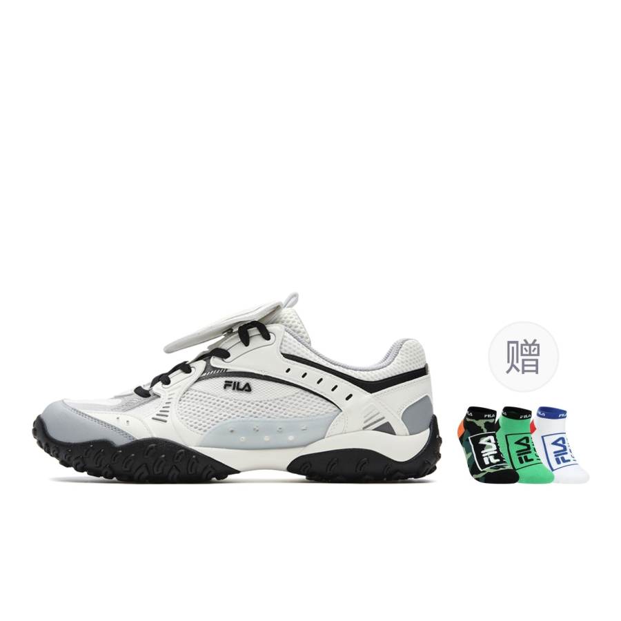 FILA ECHAPPE 2 Casual Shoes Men's Low Top Coconut Milk White/Lunar Rock Gray