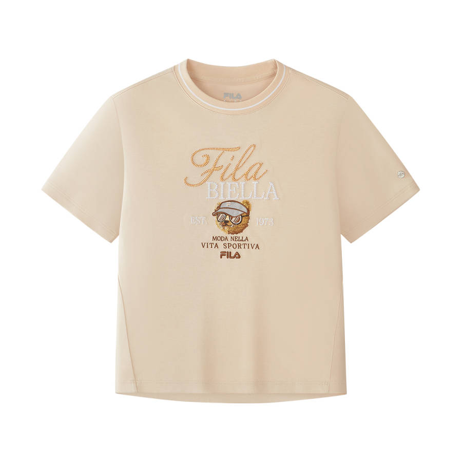 FILA KIDS T Shirts Crew Neck Moderate