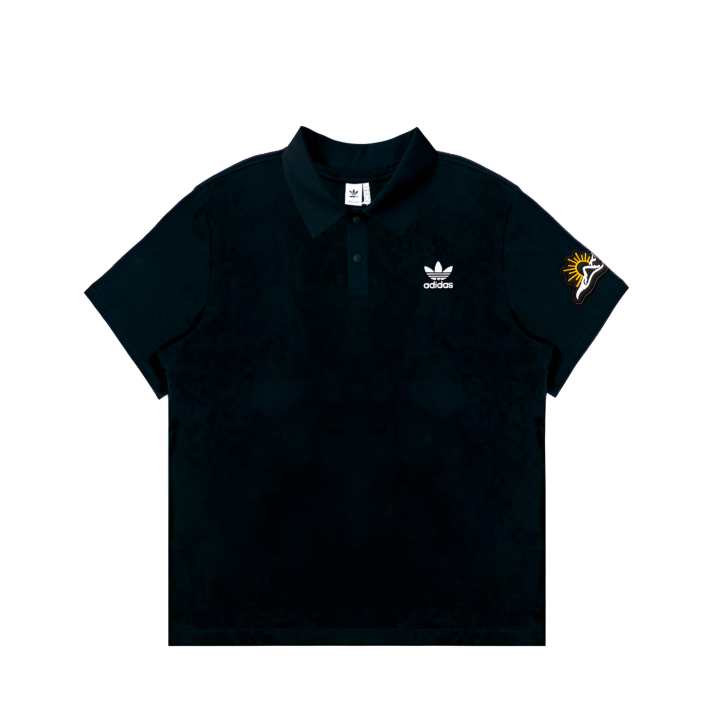 Adidas Adidas Polo Shirts Unisex Black Polo Collar Moderate Other