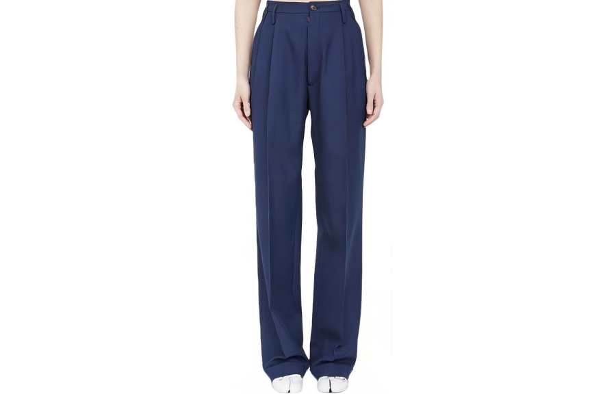 Maison Margiela Casual Pants Women's Dark Blue