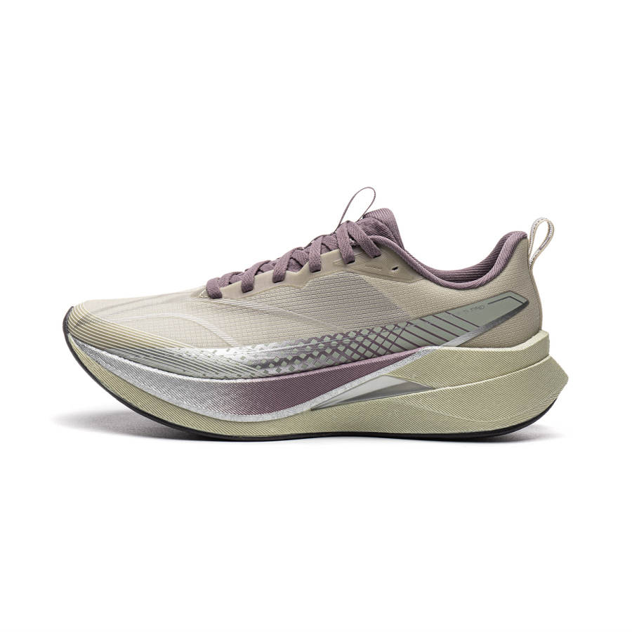 Li-Ning Li Ning Red Hare 9 PRO Running Shoes Women's Low Top Silver Birch Gray