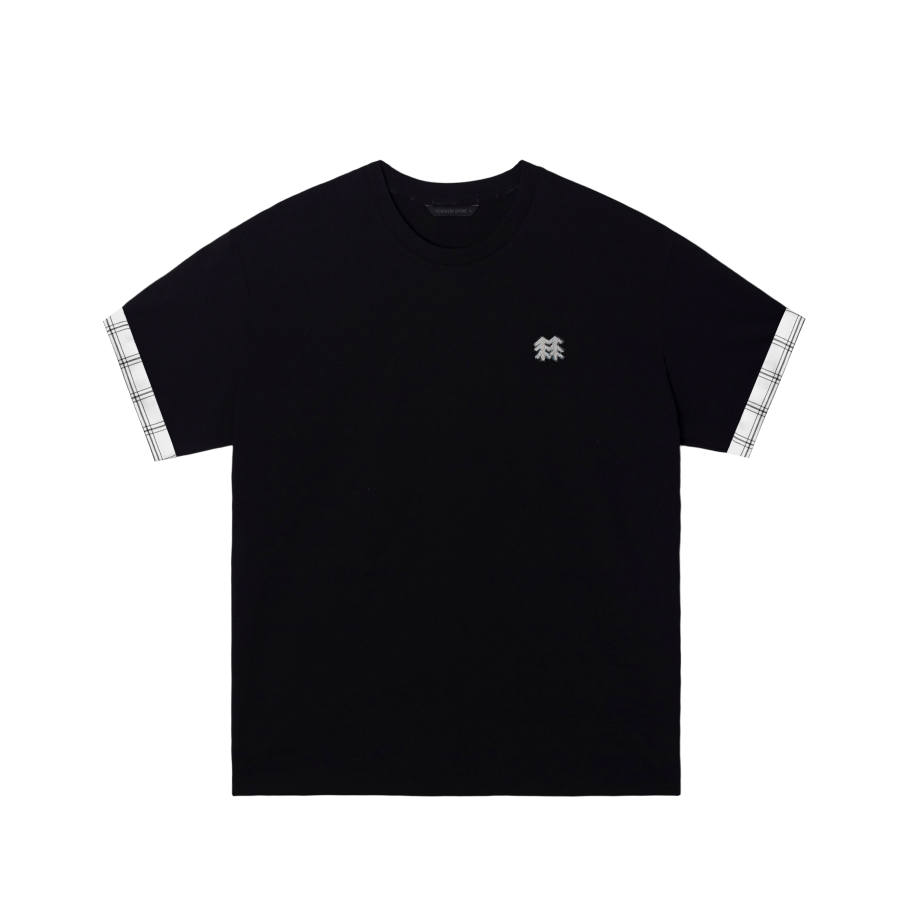 KOLON SPORT T Shirts Unisex Black/Black Crew Neck Moderate