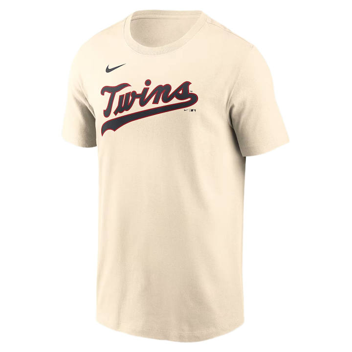 Nike Nike X MLB T Shirts Men's Natural Crew Neck Moderate