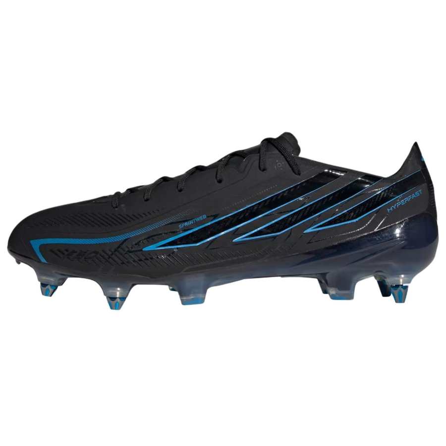 Adidas Adidas F50 Soccer Shoes Unisex Core Black/Glossy Finish Blue