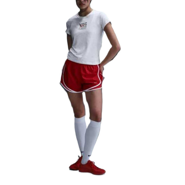 Nike Nike Sportswear T Shirts Women's Birch Heather Crew Neck Moderate