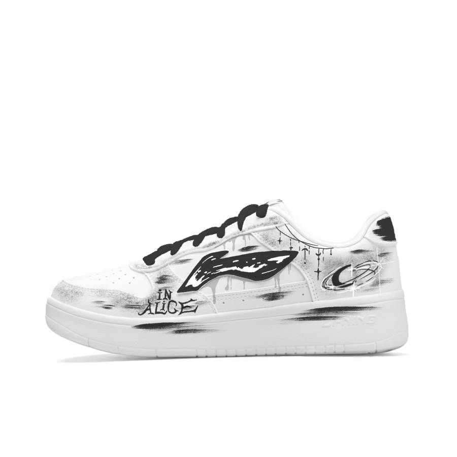 Li-Ning Li Ning Floating Boat Skateboard Shoes Men's Low Top Gray