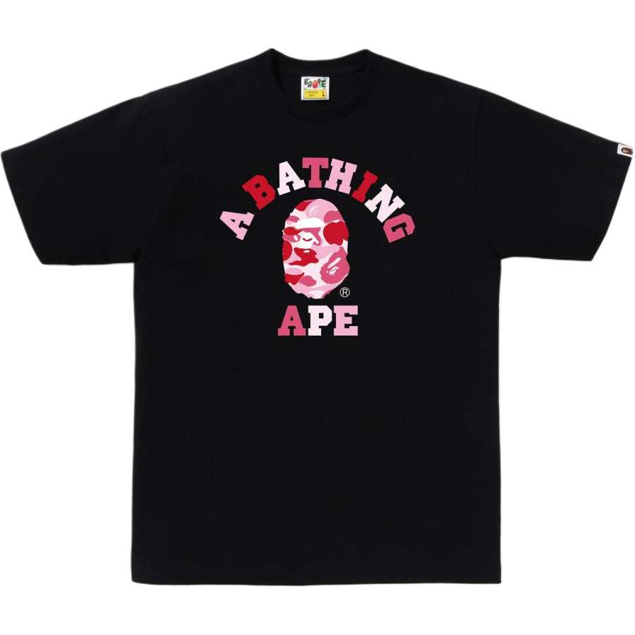 A BATHING APE ABC Camo T Shirts Unisex Crew Neck
