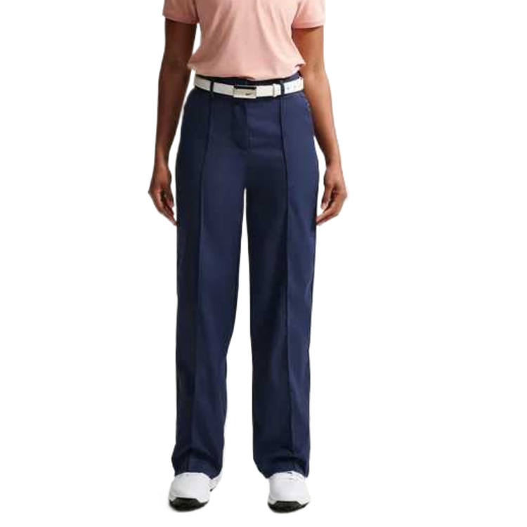 Nike Nike GOLF CLUB DRI FIT Casual Pants Women's Midnight Blue/Sail White Moderate Straight Fit Pants